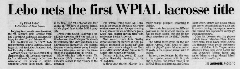 May 26, 2004 - Pittsburgh Post-Gazette