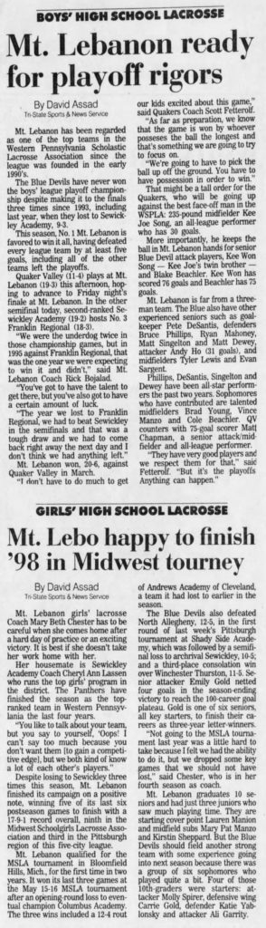 May 27, 1998 - Pittsburgh Post-Gazette