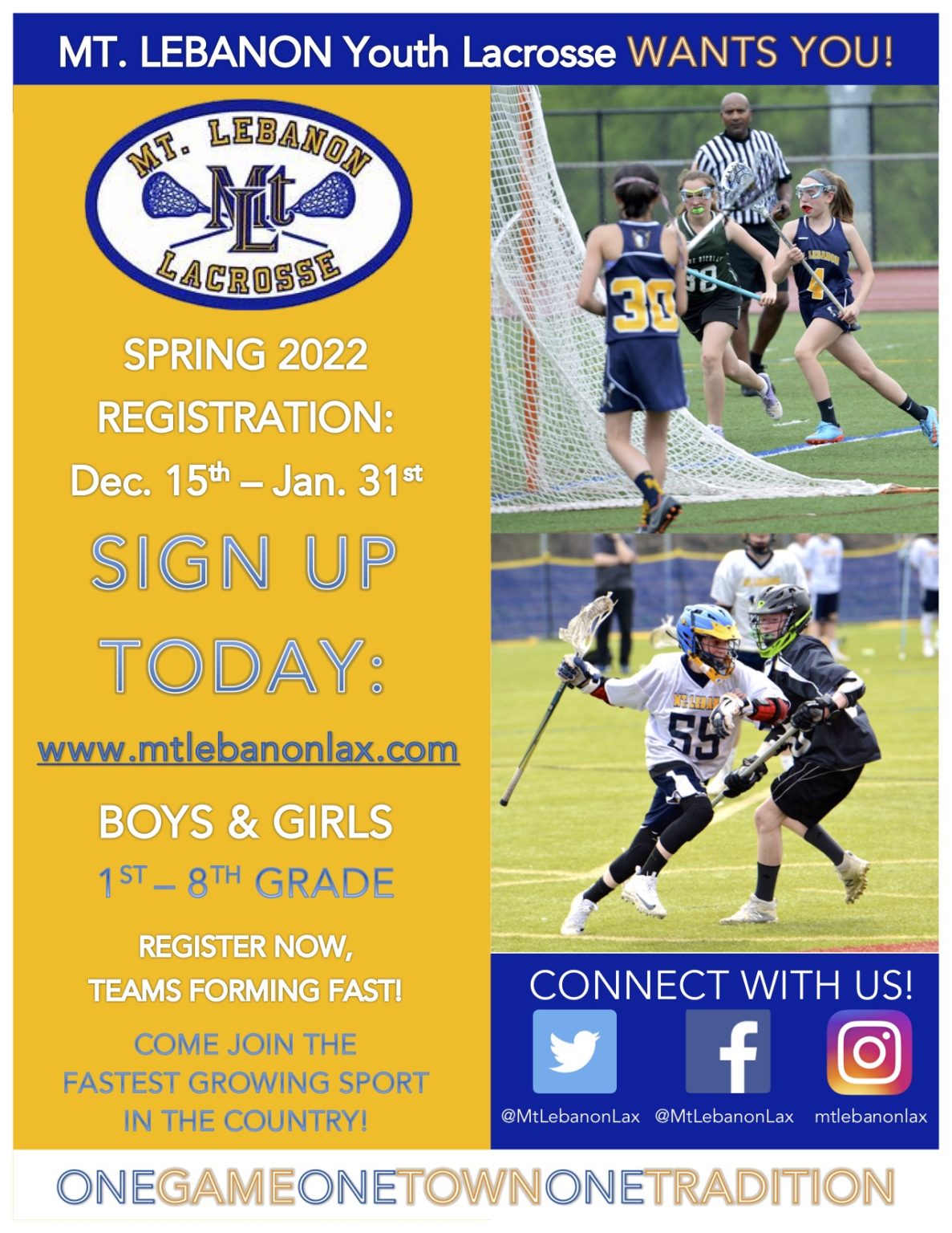Registration โ Mt. Lebanon Lacrosse Association Registration โ Mt. Lebanon Lacrosse Association